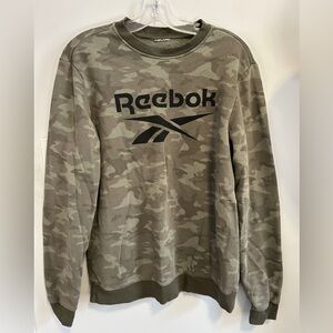 Reebok Olive Camouflage Crewneck